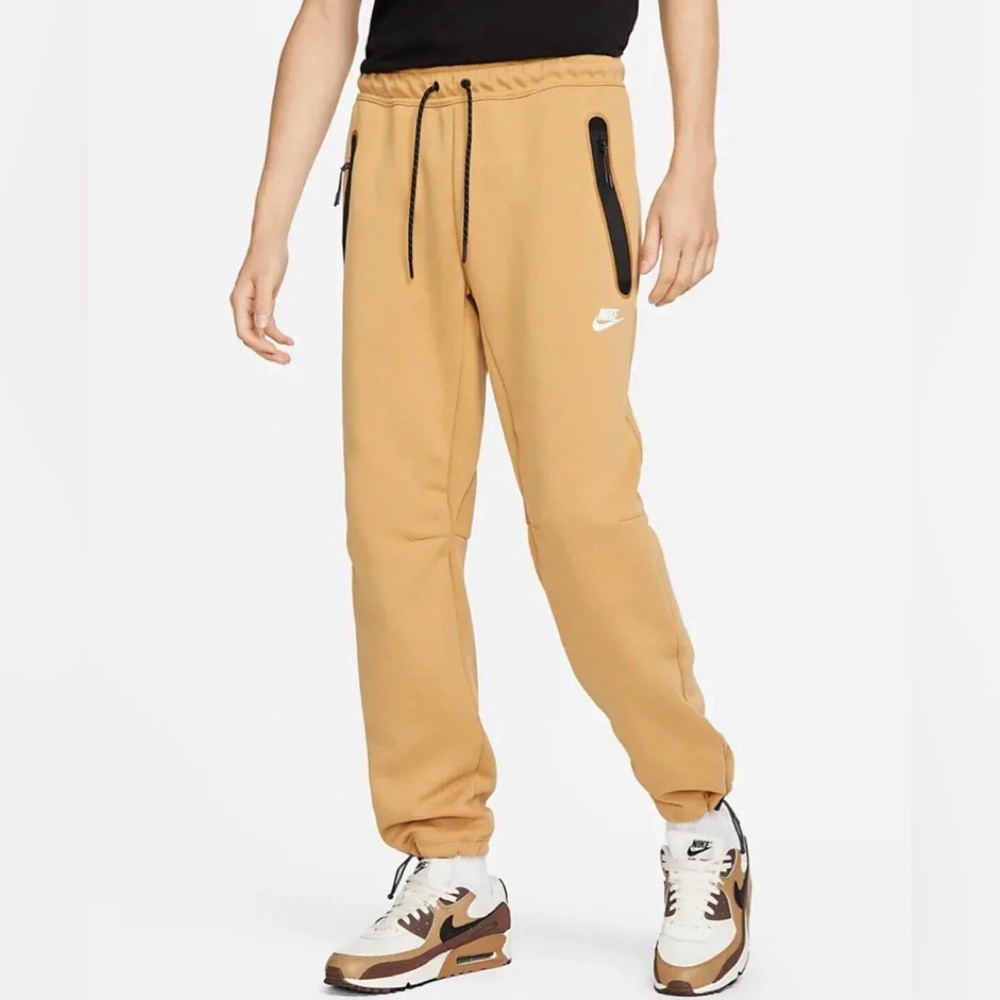 Nike Sportswear Tech Fleece Pants Joggers Element Gold DQ4312-722 Men’s Size XS